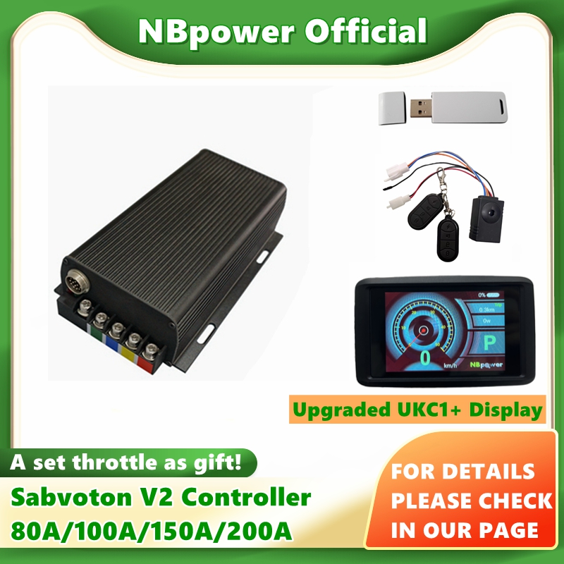 72V 100A Sabvoton Controller - Controlador Sabvoton(MQCON) V2 72V 80A 100A