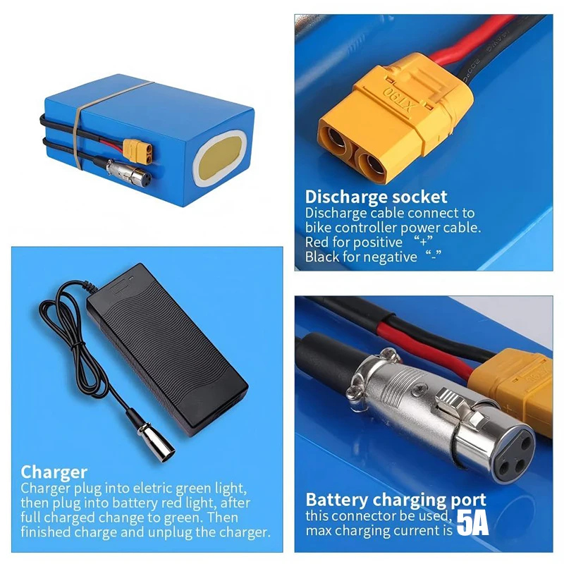 Batería de bicicleta eléctrica - 72V 50Ah 21700 Lithium Battery reseña y precio