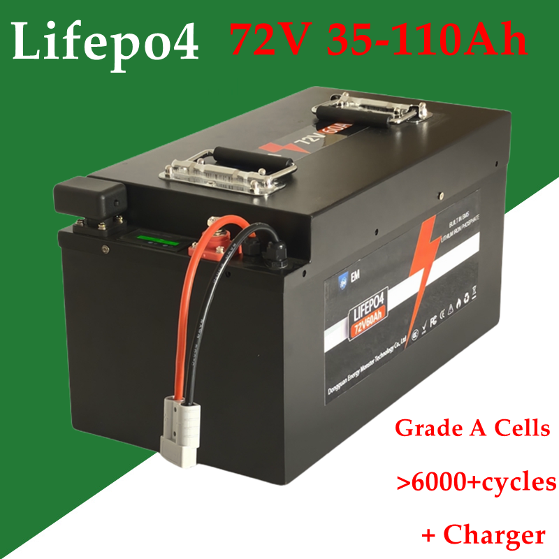 Batería de litio de 72V, 35Ah, - 72V 40Ah Lifepo4 Battery Pack reseña y precio