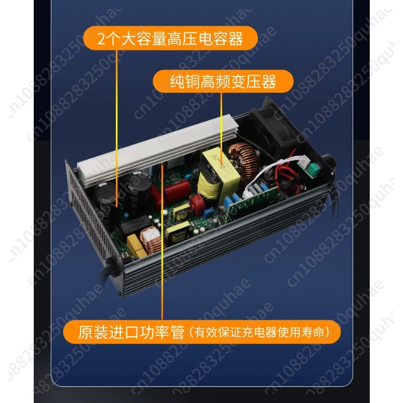 Cargador Ajustable de Alta Cor - 72V 15A Fast Charger reseña y precio