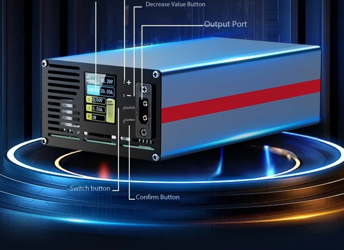 Cargador de Batería de Litio I - 72V 15A Fast Charger reseña y precio