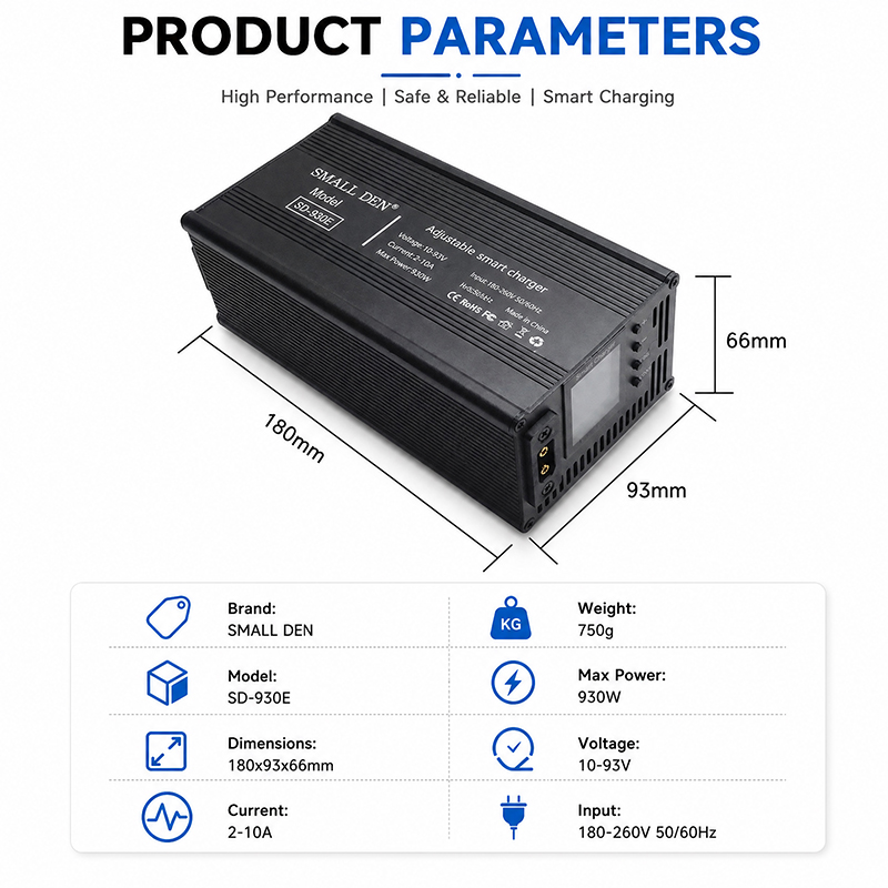 54,6 V 67,2 V 84V 5A 8A 10A 12 - 84V 20A Smart Charger reseña y precio