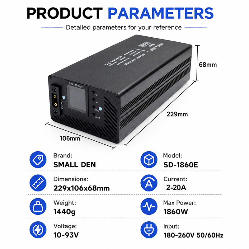 54,6 V 67,2 V 84V 5A 8A 10A 12 - 84V 20A Smart Charger reseña y precio