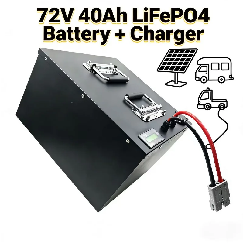 Paquete de batería LiFePO4 24S - 72V 40Ah Lifepo4 Battery Pack reseña y precio