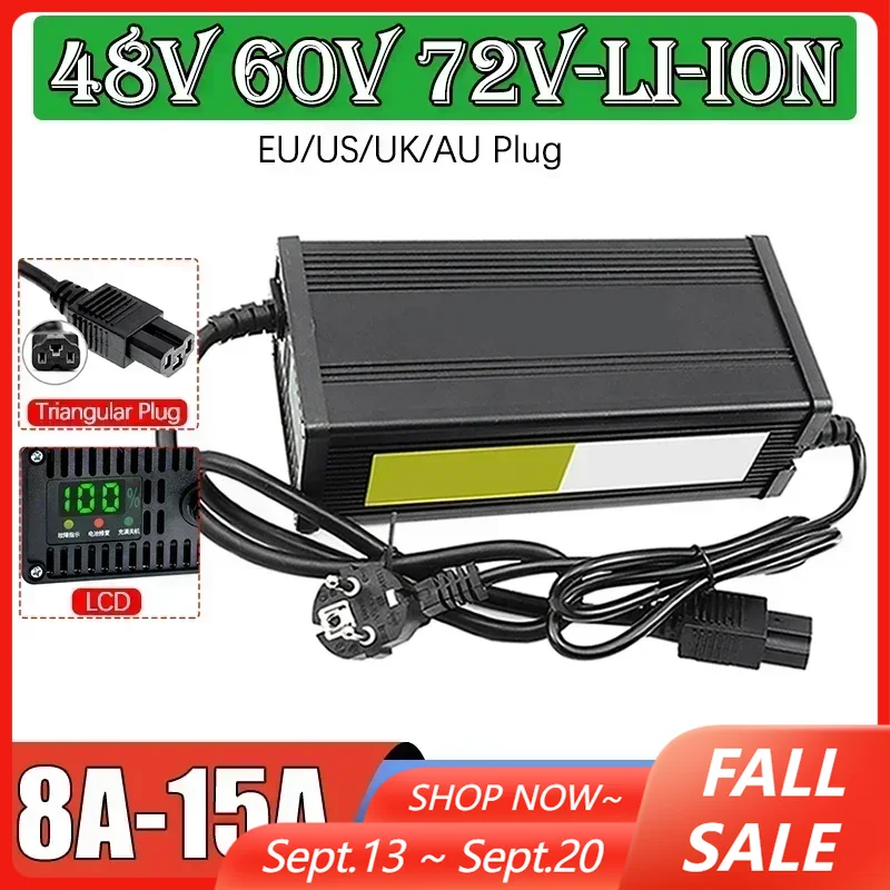 Cargador de batería de litio p - 72V 15A Fast Charger reseña y precio