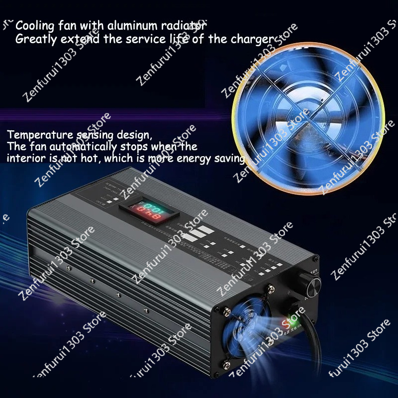 Cargador de batería de litio L - 72V 15A Fast Charger reseña y precio